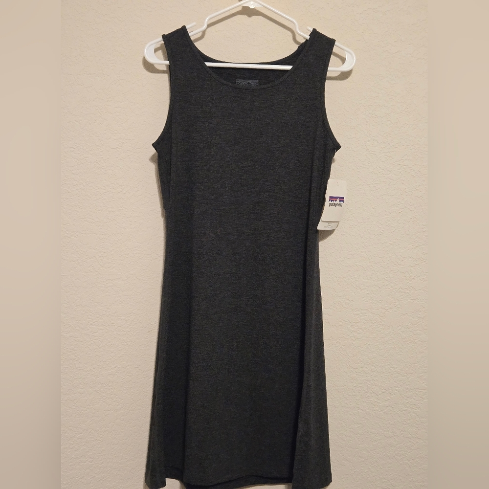 Patagonia Sleeveless Seabrook Dress Charcoal Gray Women's Size Small NWT